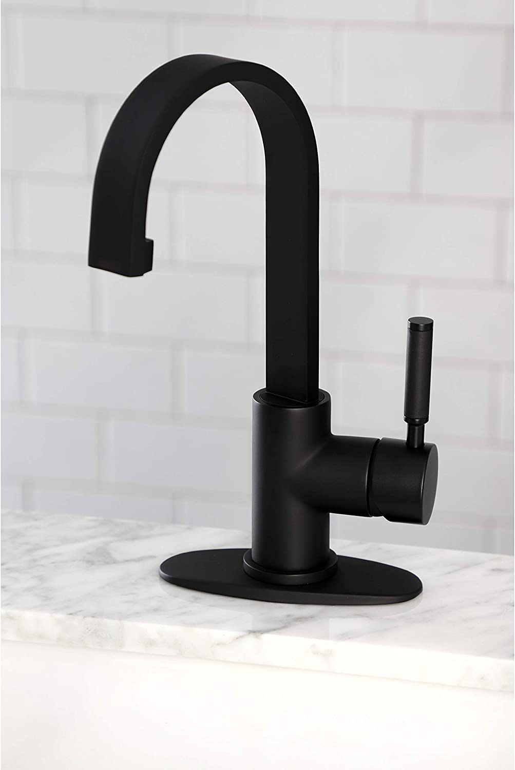 Kingston Brass LS8610DKL Kaiser Bar Faucet, Matte Black