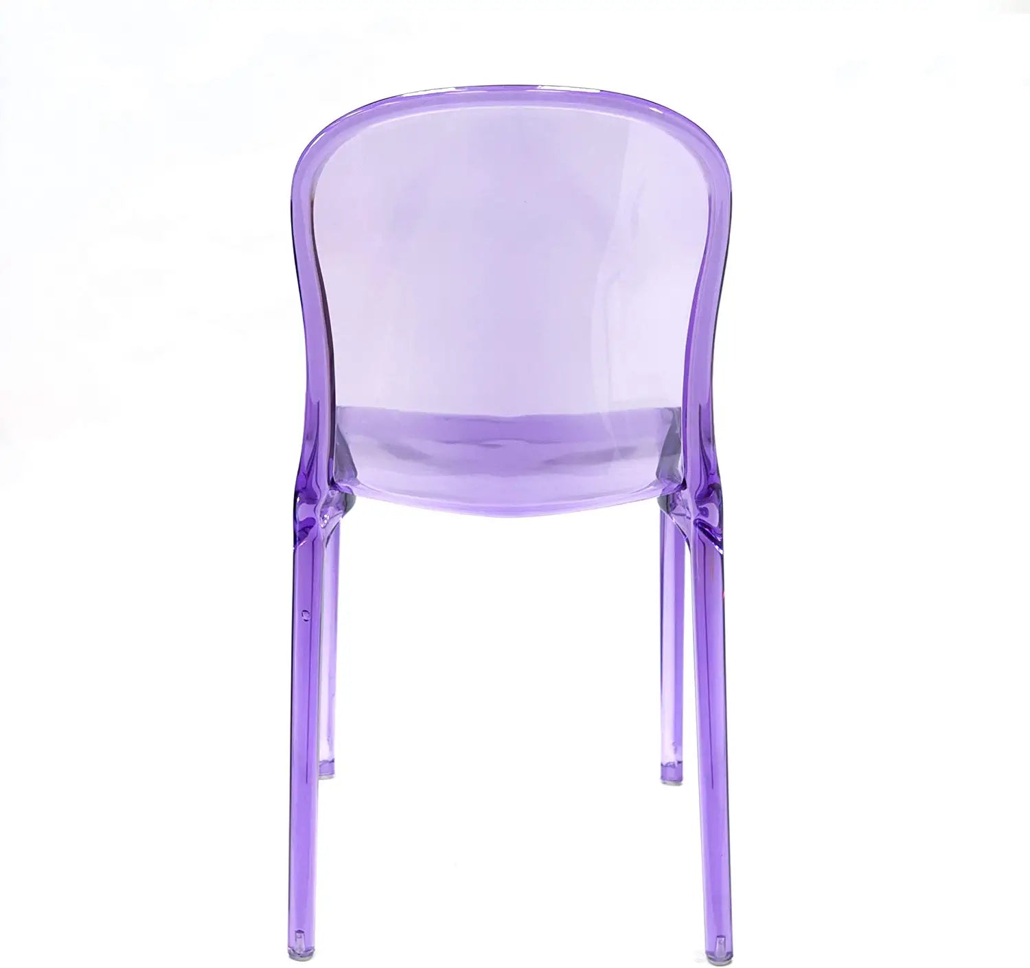 Commercial Seating Products Polycarbonate Genoa Chairs, Purple