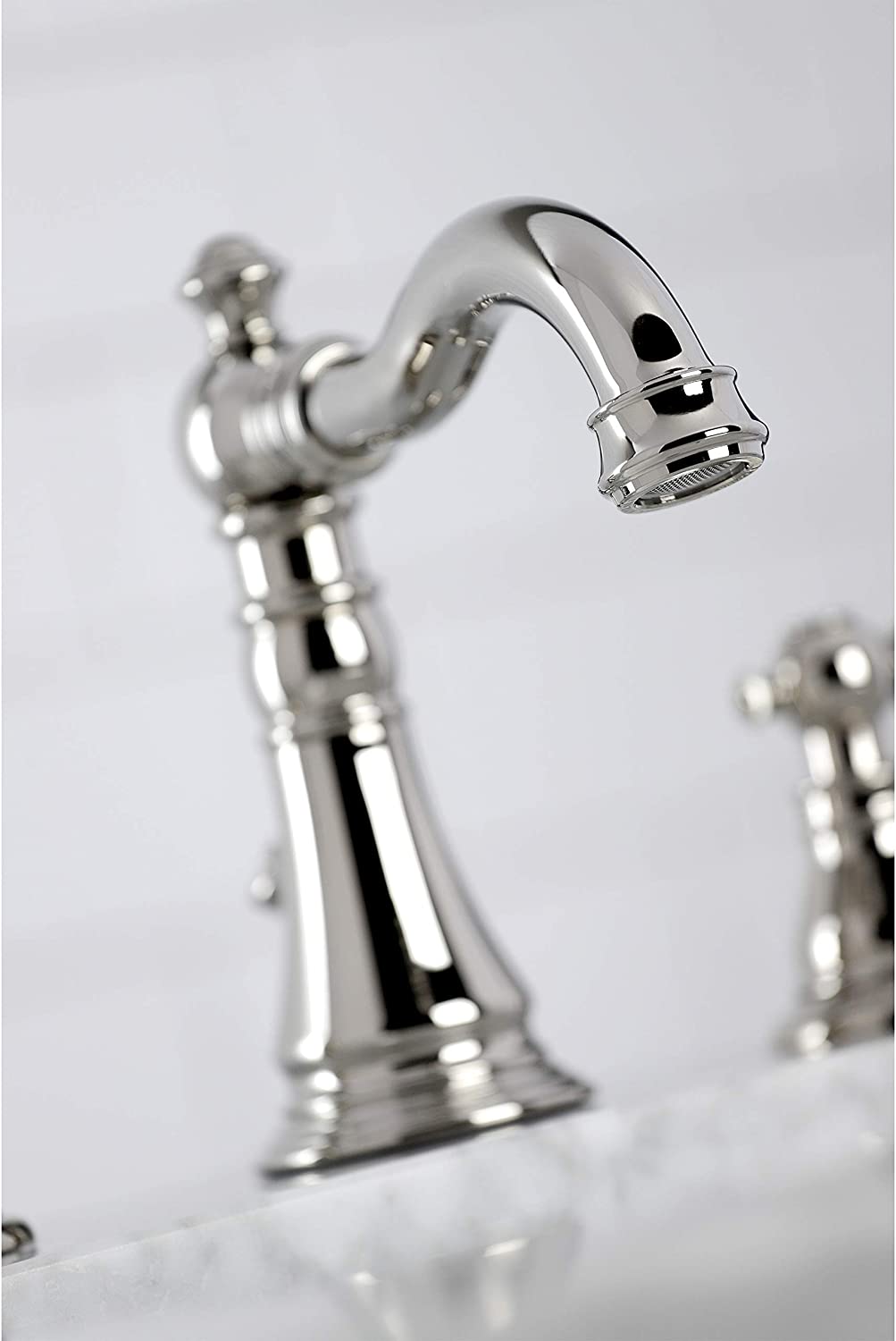 Kingston Brass FSC1979AKL Duchess Widespread Bathroom Faucet, Polished Nickel