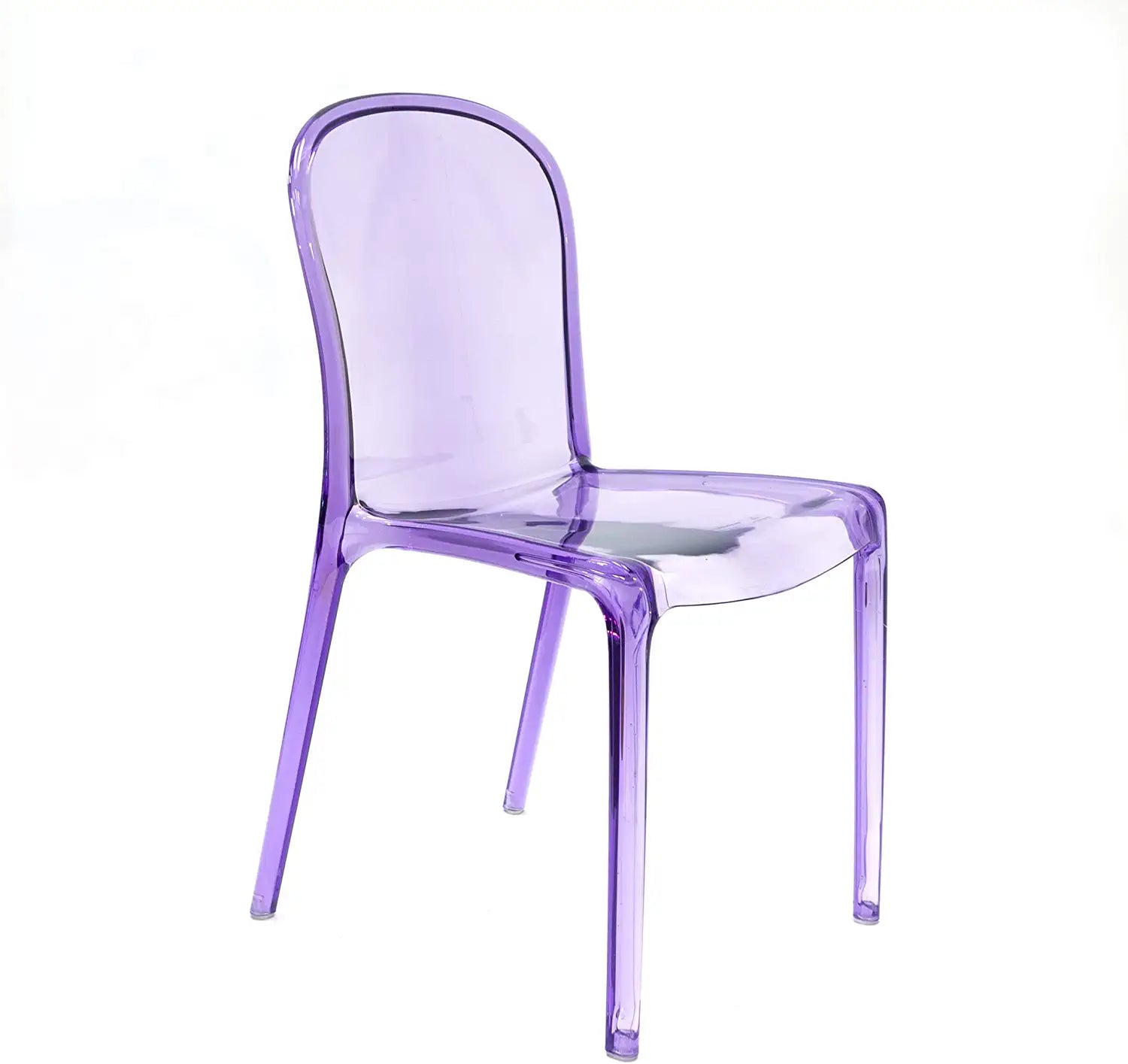 Commercial Seating Products Polycarbonate Genoa Chairs, Purple