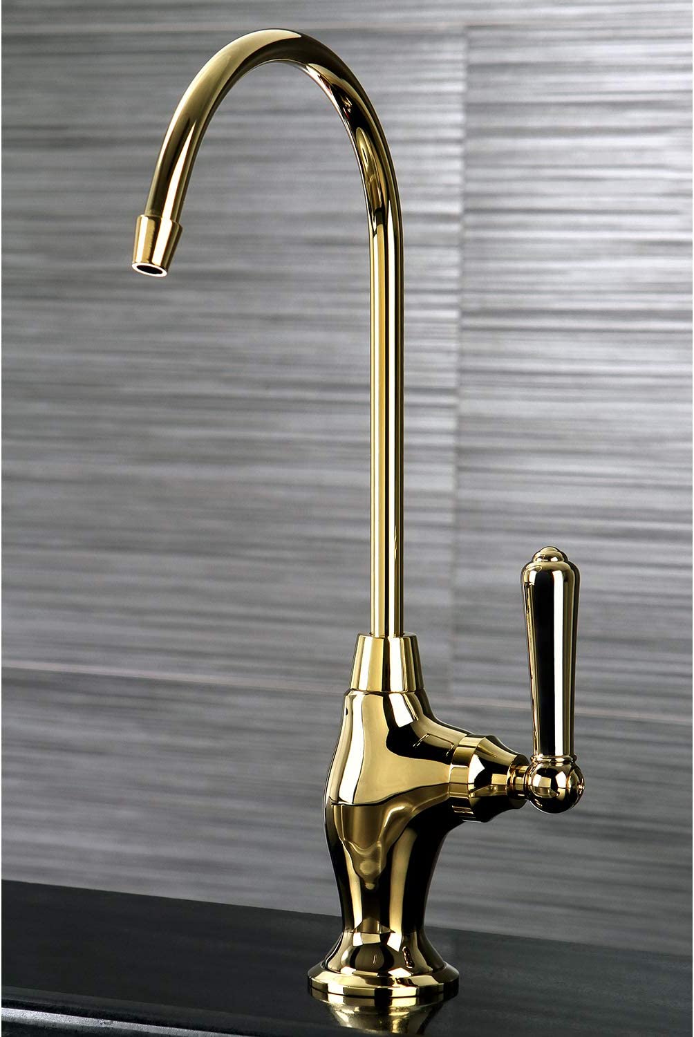 Kingston Brass KS3195NML Magellan Design 1/4 Turn Water Filter Faucet, Oil Rubbed Bronze,4-3/4 inch Spout Reach , Oil-Rubbed Bronze