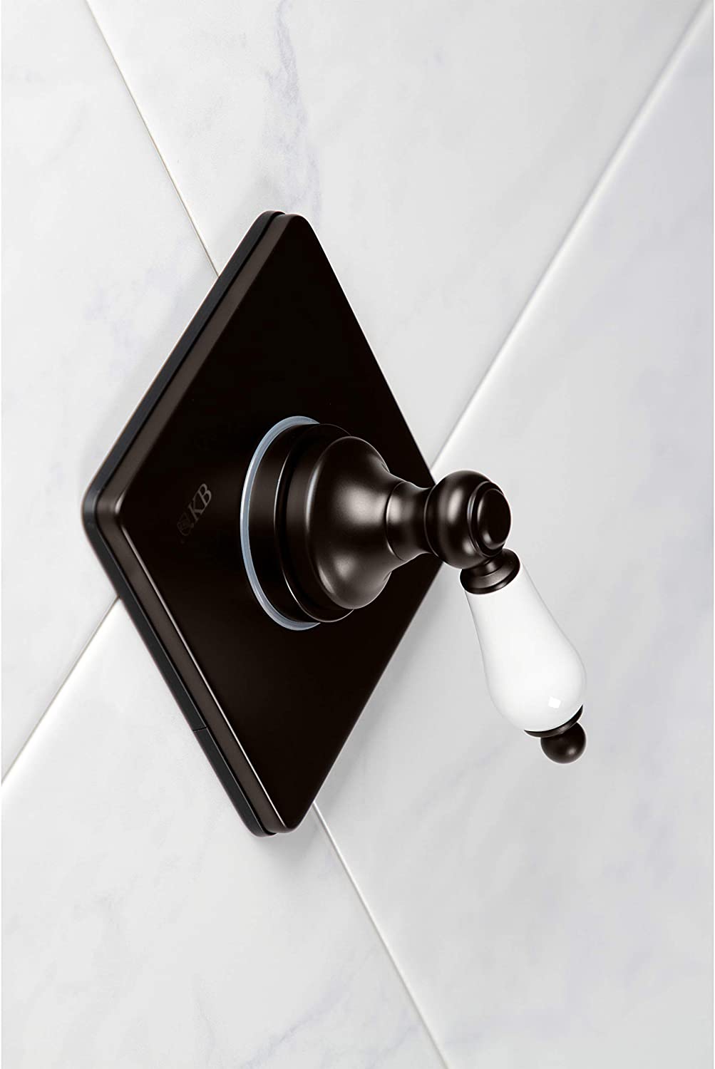 Kingston Brass KS3045PL Three-Way Diverter Valve with Trim Kit, Oil Rubbed Bronze