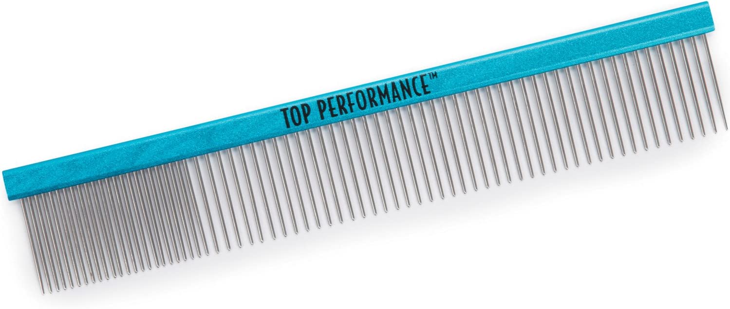 Master Grooming Tools Aluminum Finishing Comb ‚Äî Versatile Combs for Grooming Dogs, 10&#34;