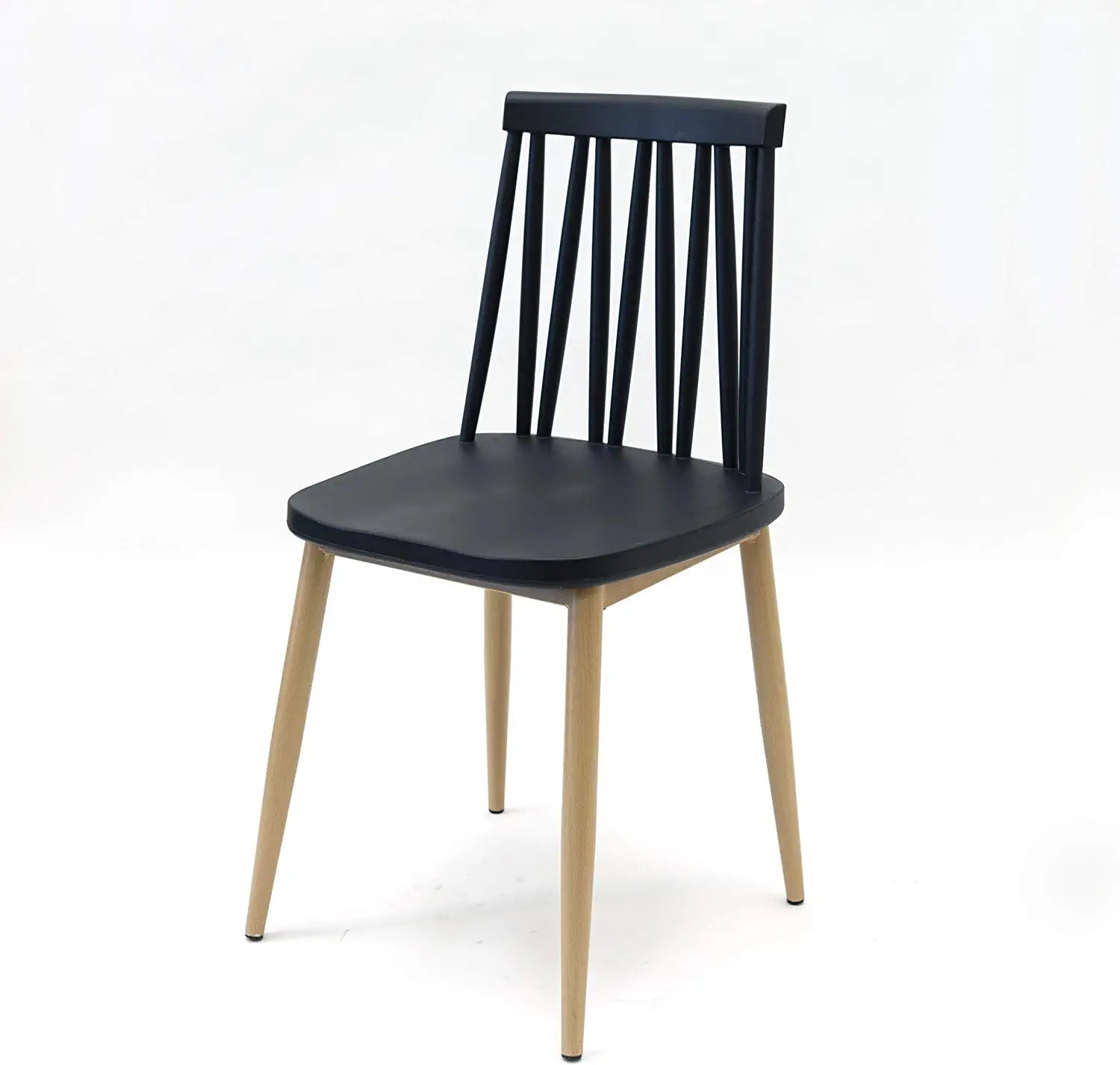 Commercial Seating Products Black Windsor Barstool Chairs