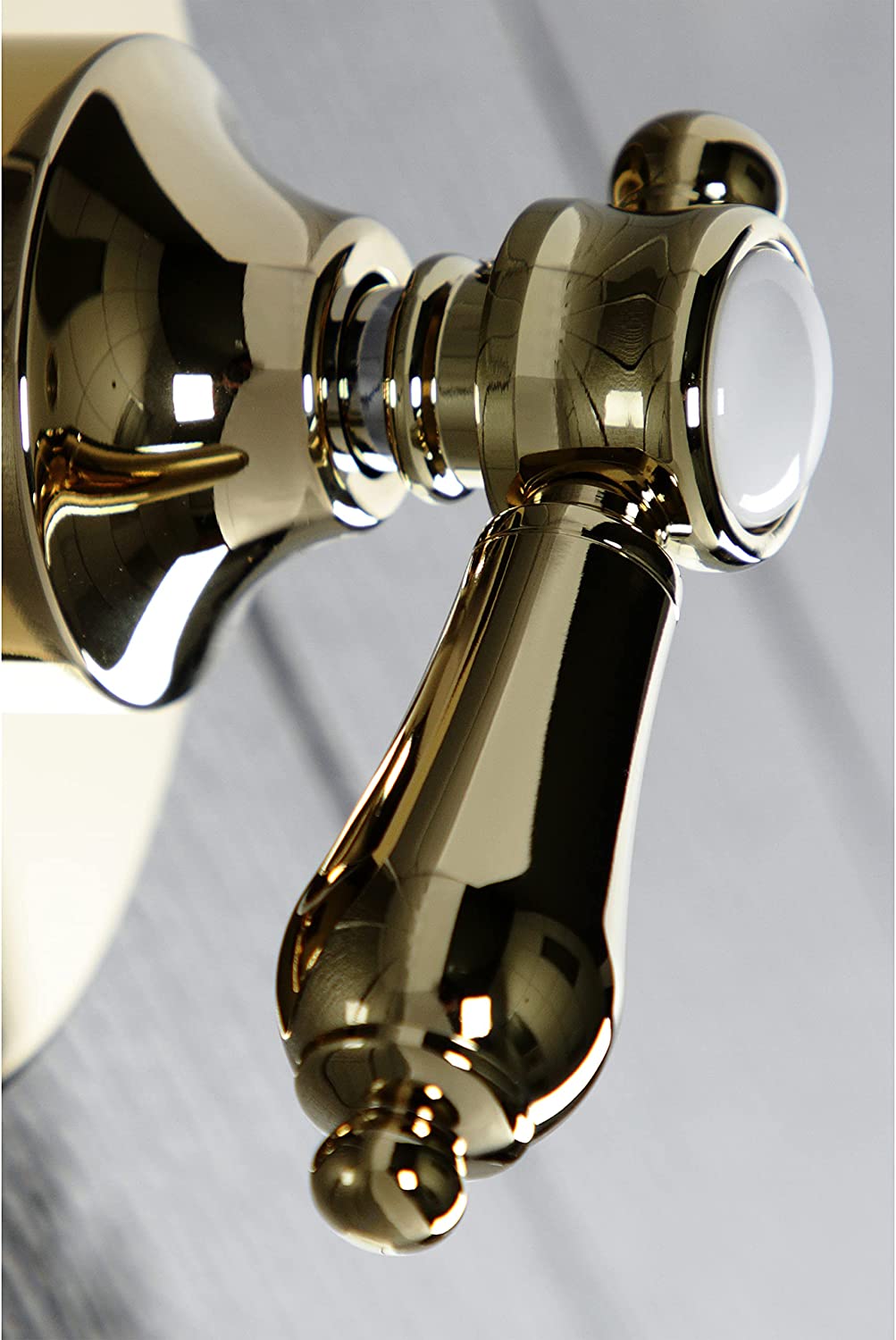 Kingston Brass KS3032BAL Heirloom Three-Way Diverter Valve with Trim Kit, Polished Brass