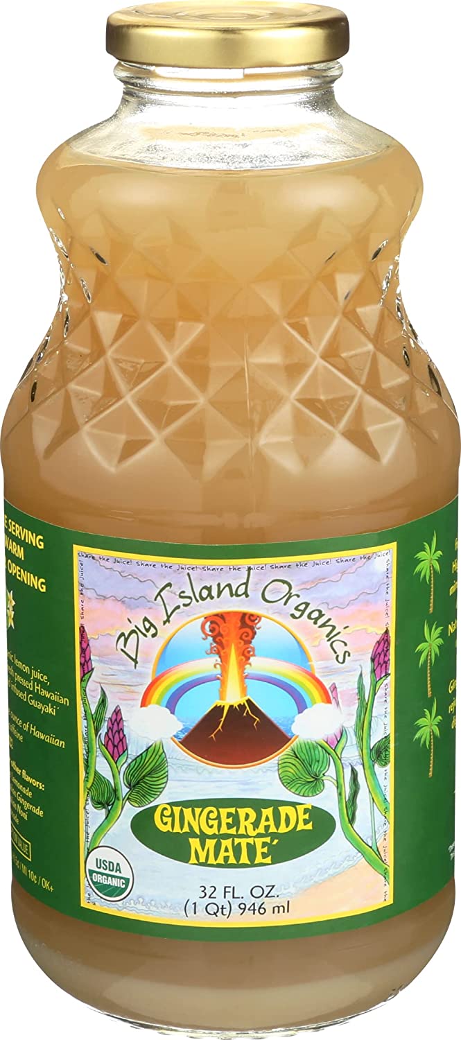 Big Island Organics, Gingerade Mate Organic, 32 Fl Oz