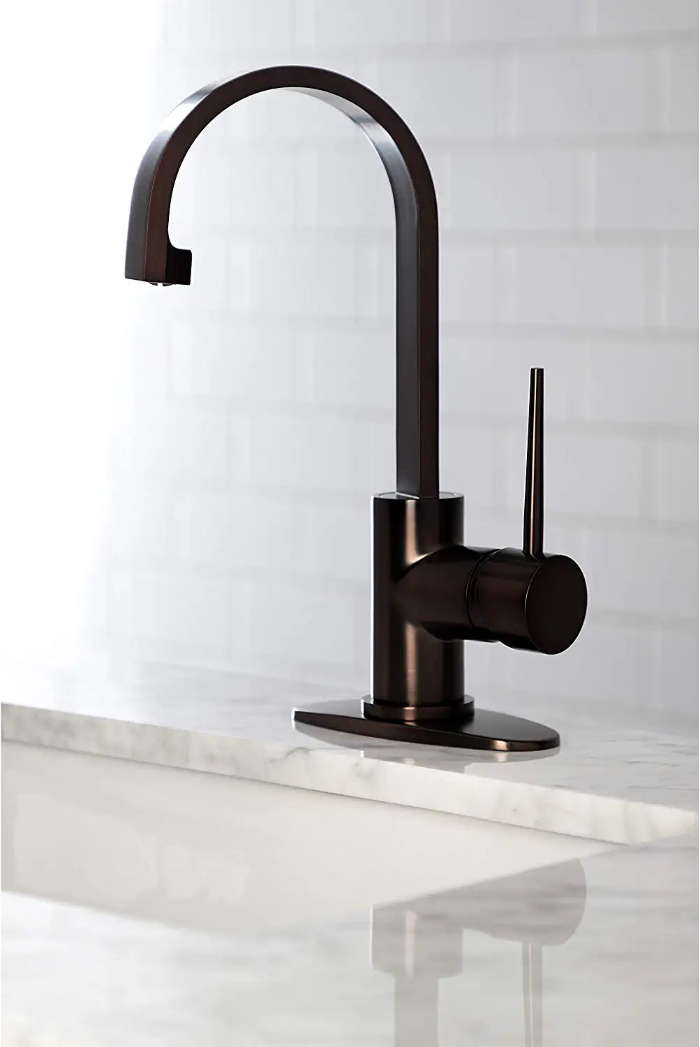 Kingston Brass LS8615NYL New York Bar Faucet, Oil Rubbed Bronze