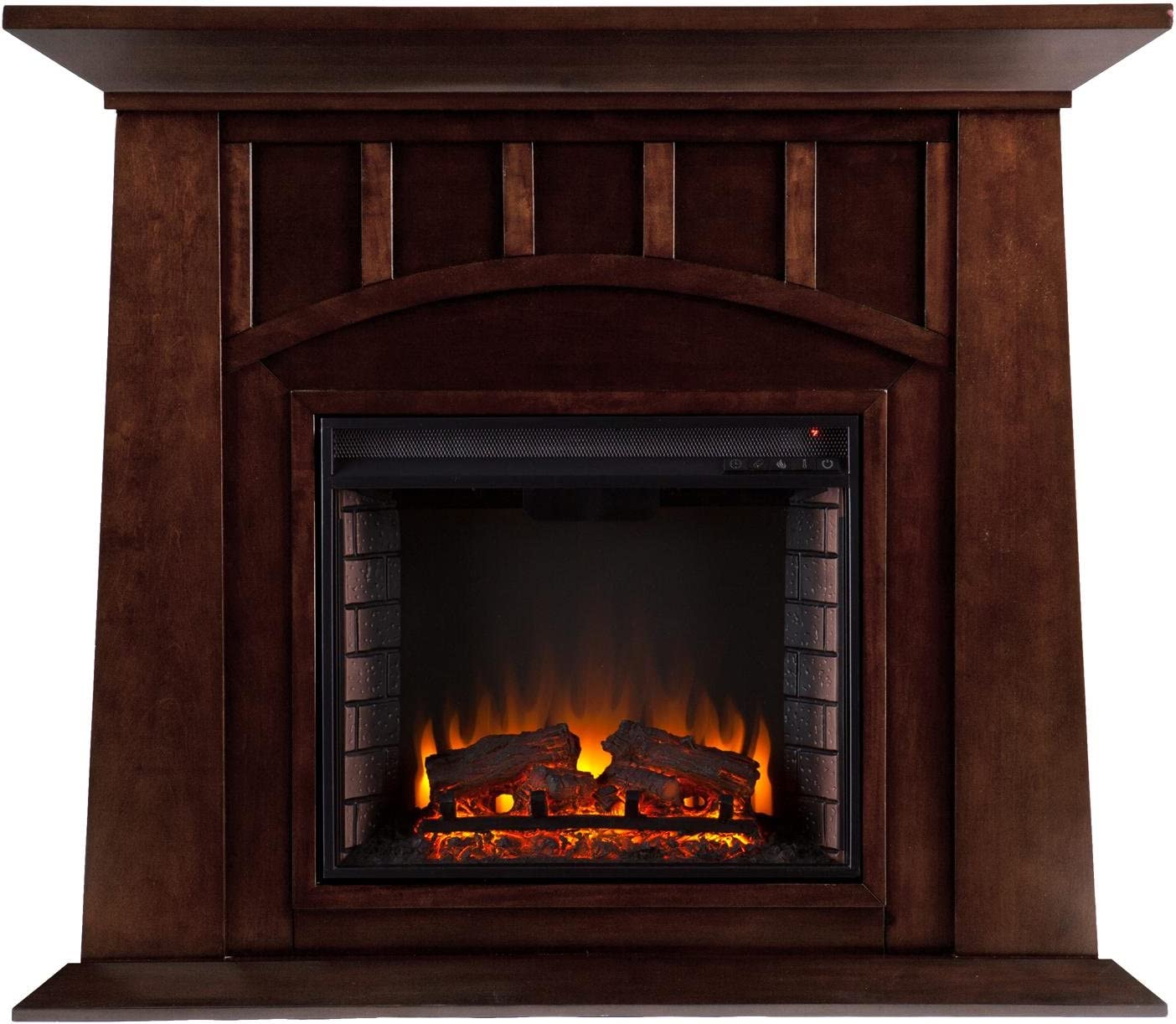 Southern Enterprises Lowery Electric Fireplace in Espresso
