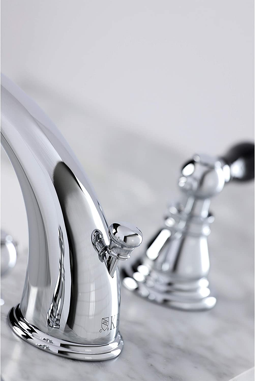 Kingston Brass KB961AKL Duchess Widespread Bathroom Faucet, Polished Chrome