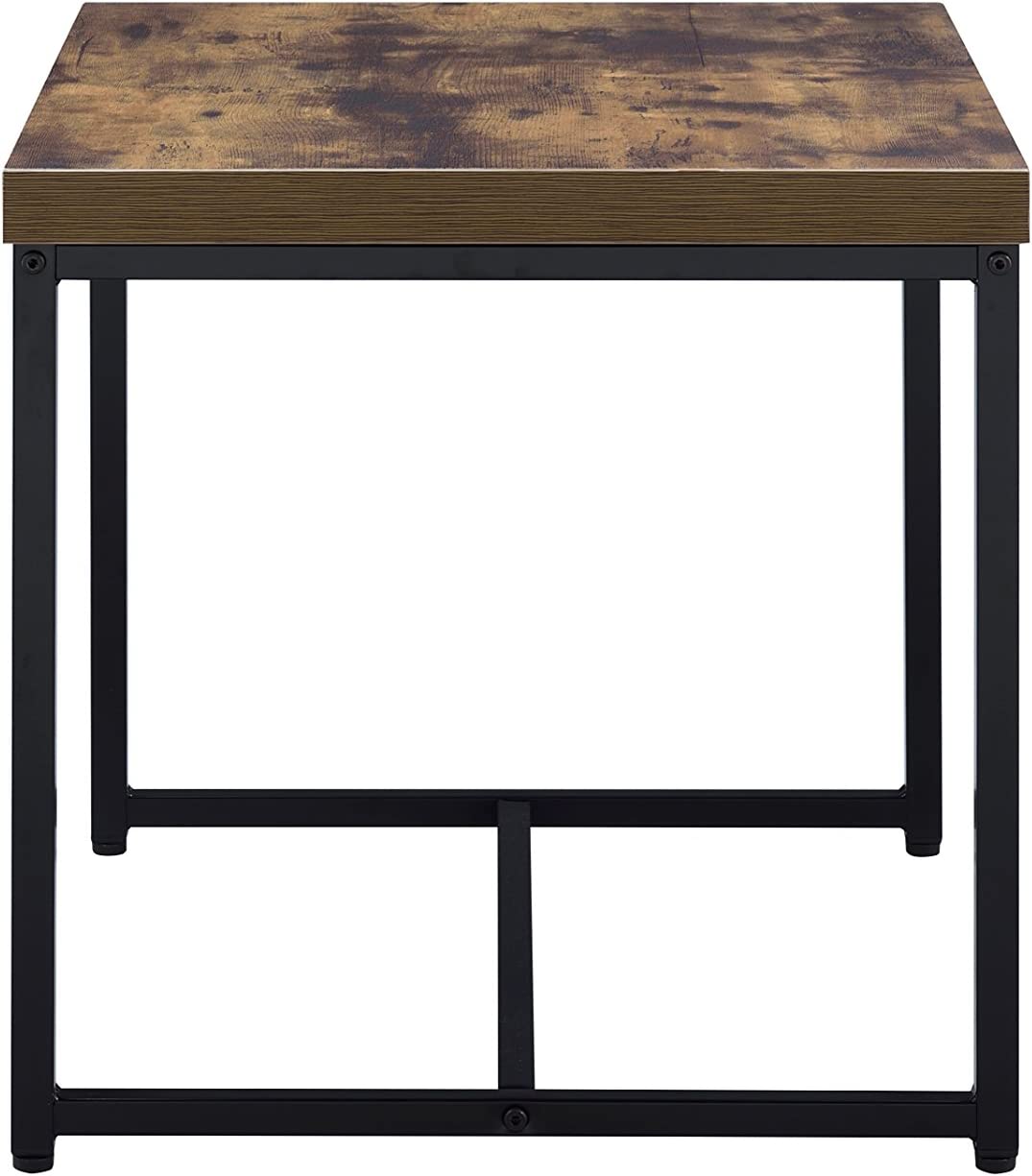 ACME Furniture Bob Weathered Oak &amp; Black End Table