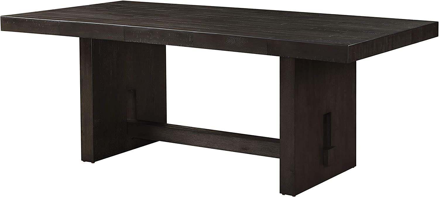 ACME Haddie Dining Table - - Distressed Walnut