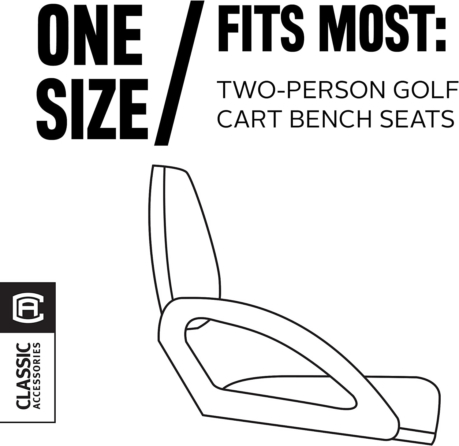 Classic Accessories Fairway Golf Cart Seat Blanket/Cover