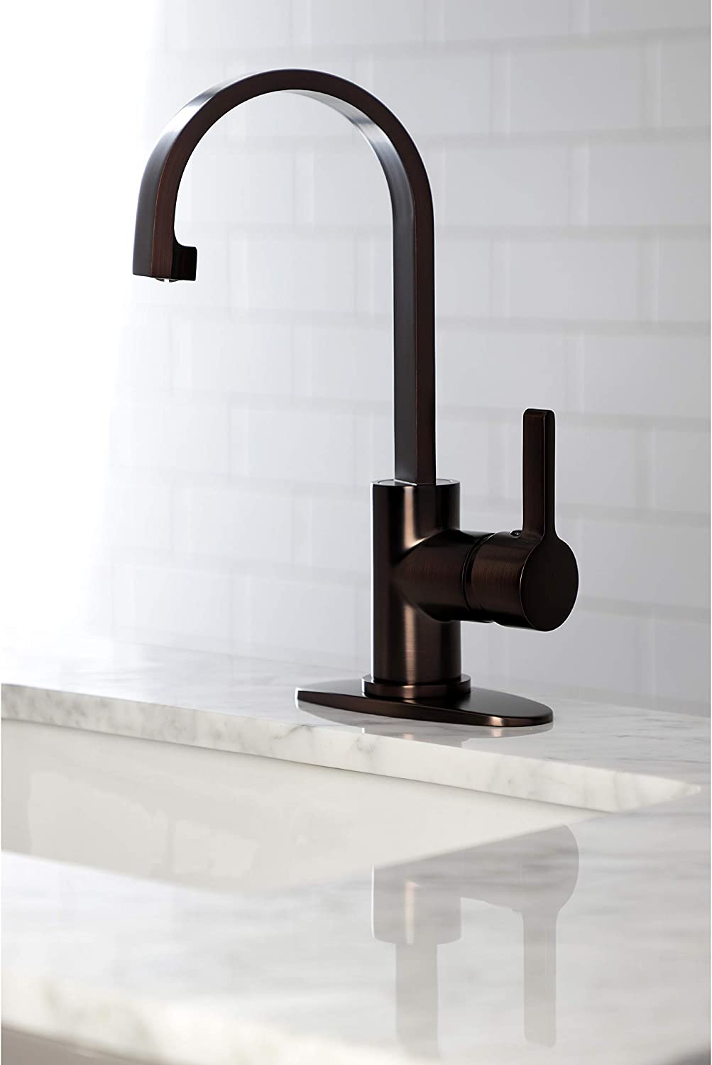 Kingston Brass LS8615CTL Continental Bar Faucet, Oil Rubbed Bronze