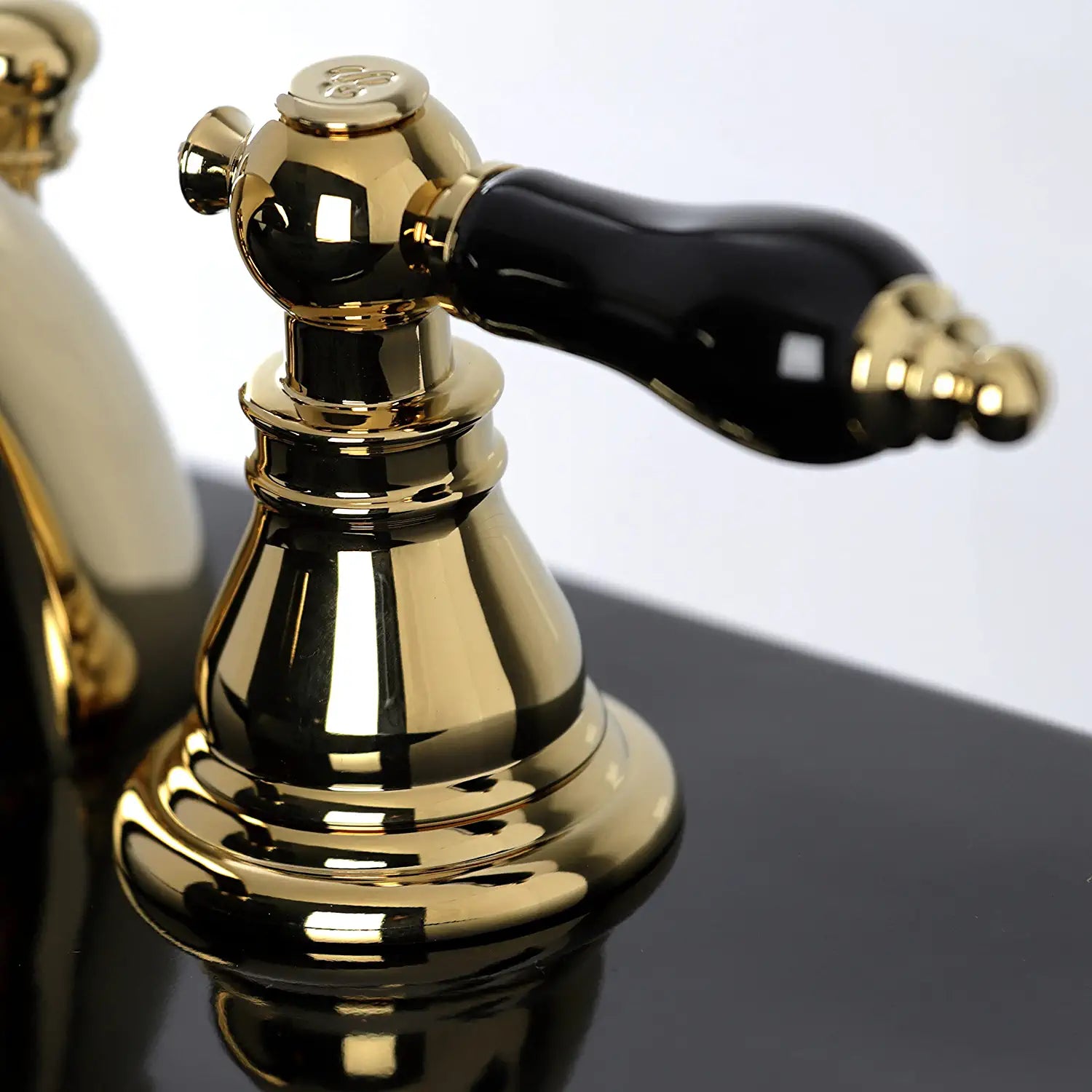 Kingston Brass KB952AKL Duchess Mini-Widespread Bathroom Faucet, Polished Brass