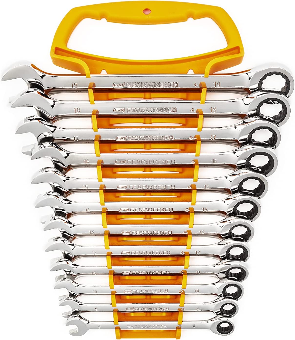 GEARWRENCH 12 Pc. 12 Pt. Ratcheting Combination Wrench Set, Metric - 9412