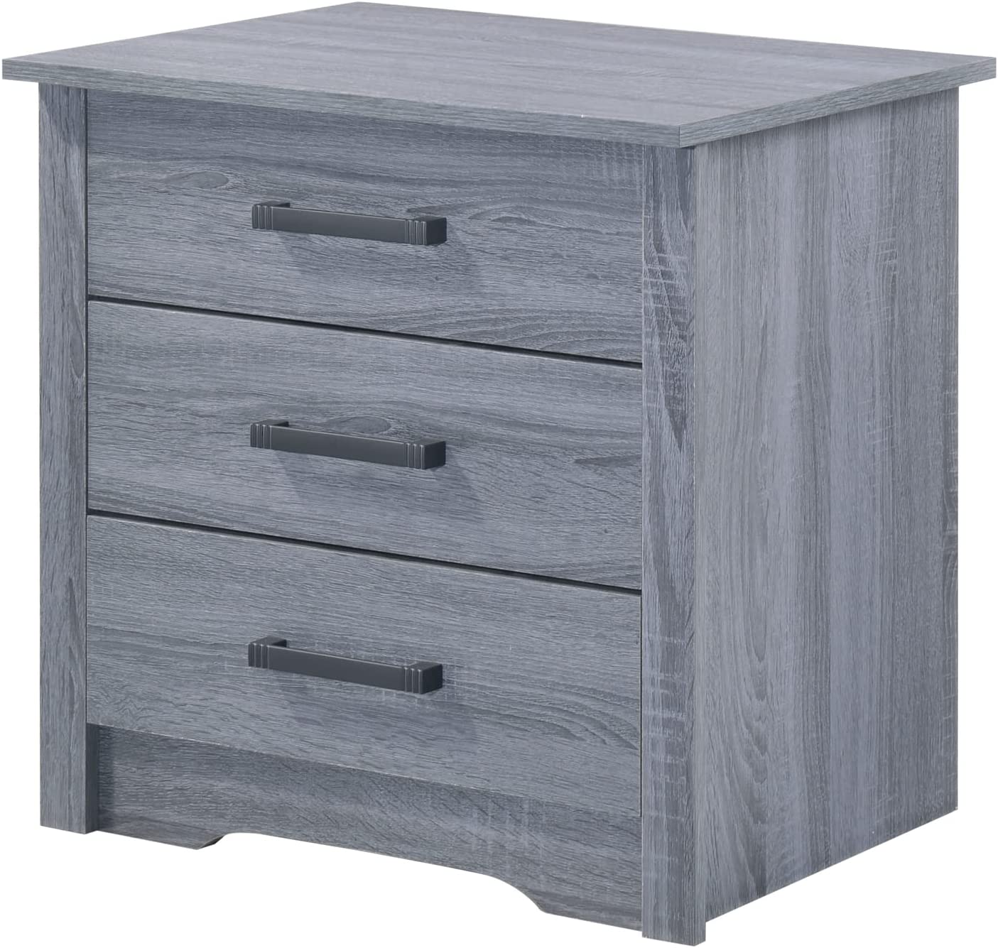 Glory Furniture Hudson Nightstand, Gray