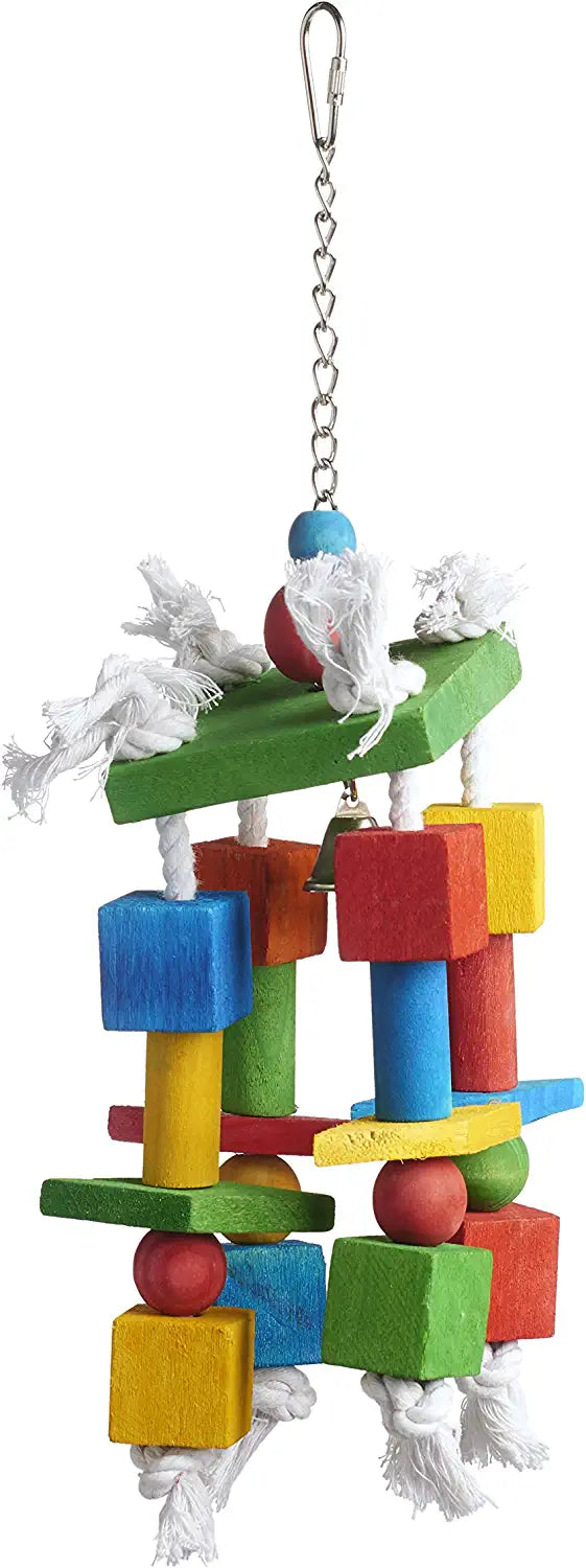 Prevue Pet Products 60955 Bodacious Bites Crazy Legs Bird Toy, Multicolor