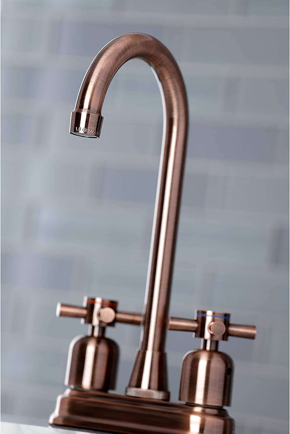 Kingston Brass KB849DXAC Concord Bar Faucet, Antique Copper