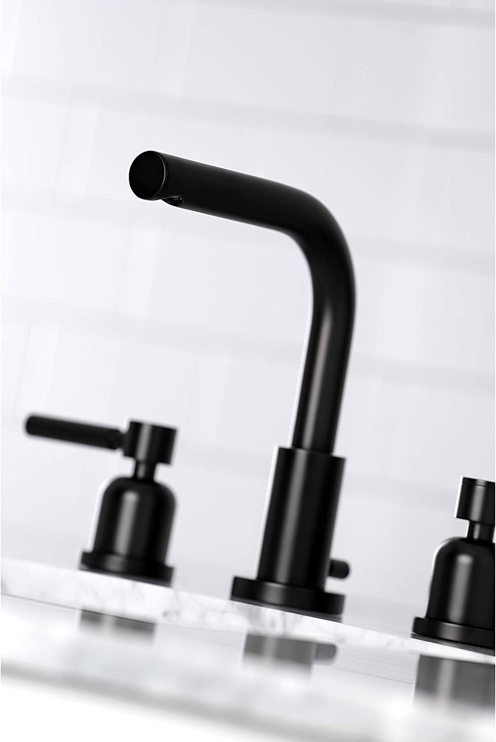 Kingston Brass FSC8950DL Concord Widespread Bathroom Faucet, Matte Black