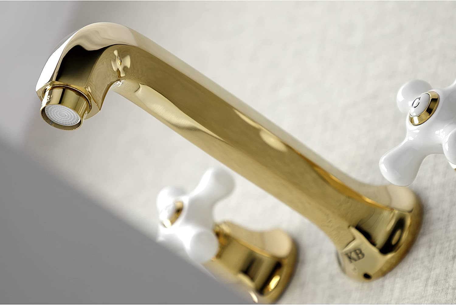 Kingston Brass KS4122PX Metropolitan Bathroom Faucet, Polished Brass