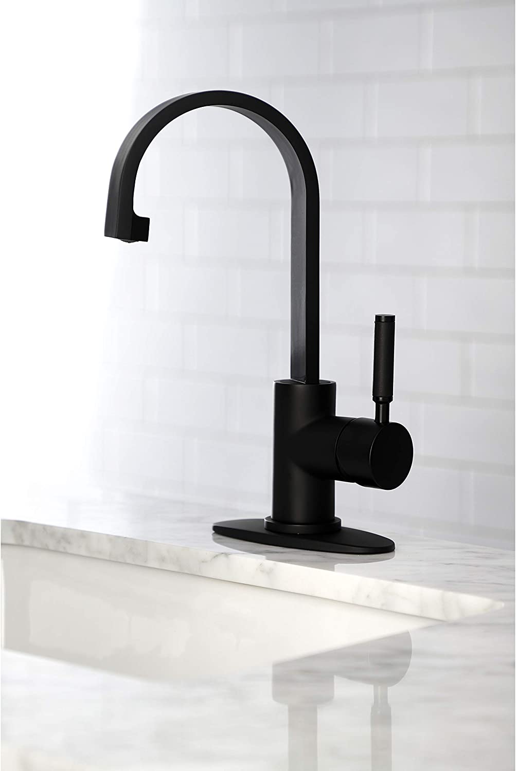 Kingston Brass LS8610DKL Kaiser Bar Faucet, Matte Black