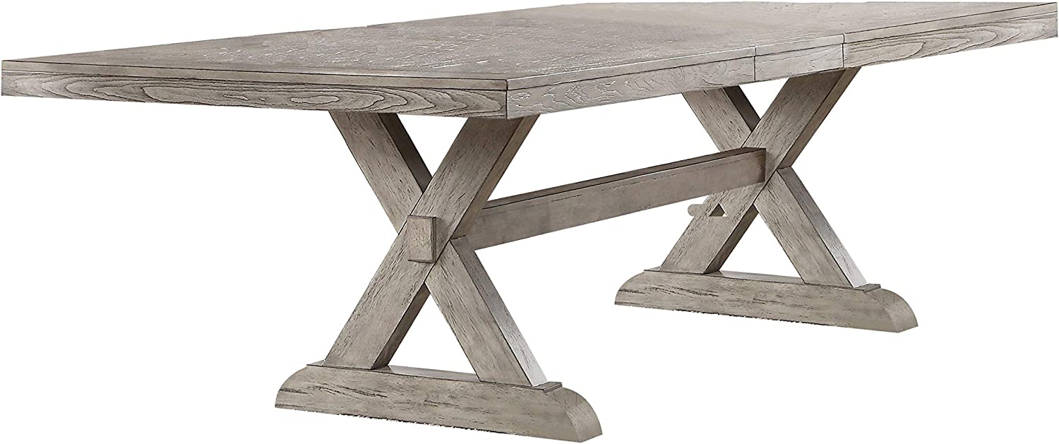 ACME Rocky Dining Table - - Gray Oak