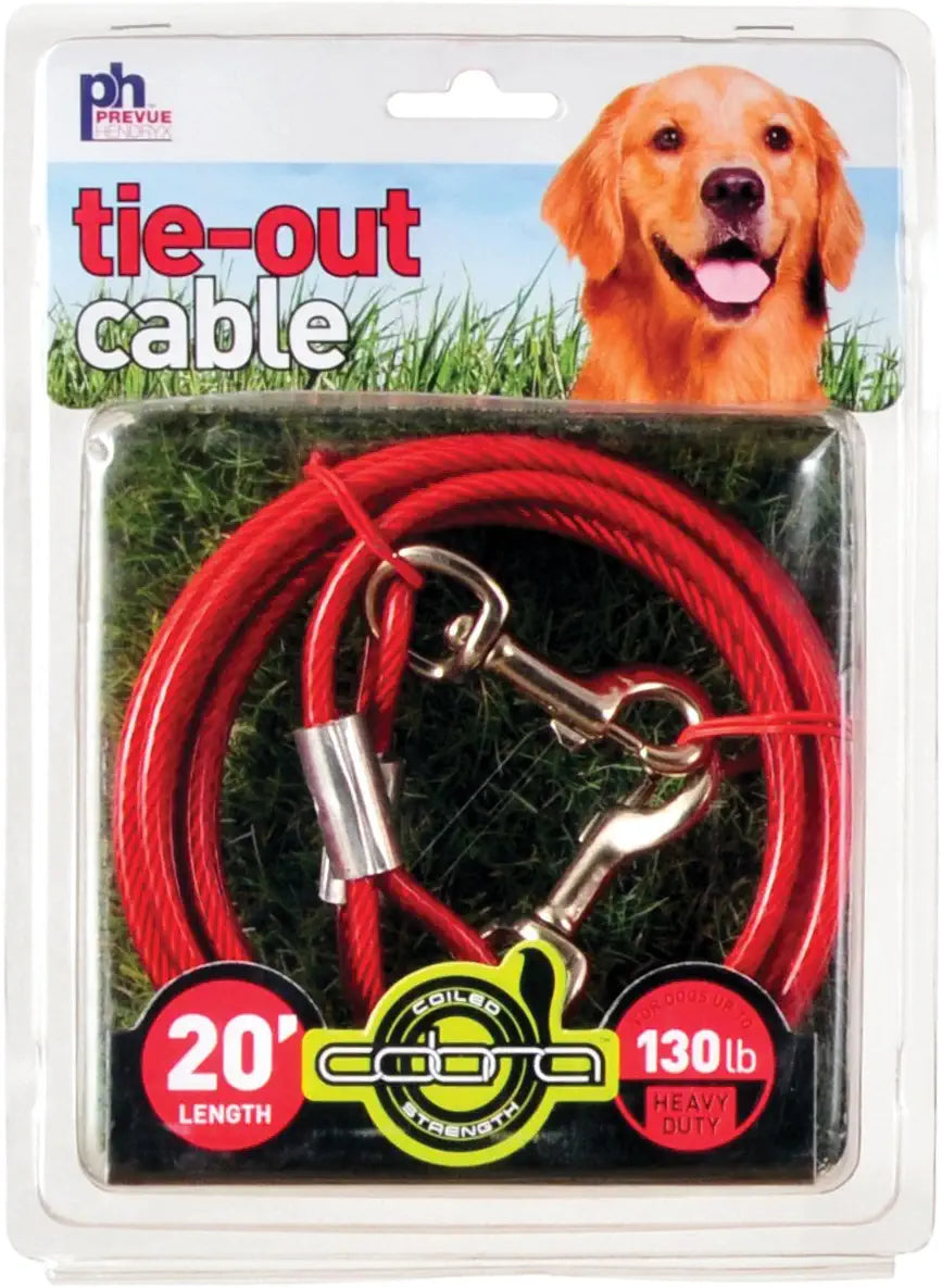 Prevue Pet Products 2122 Heavy-Duty 20&#39; Tie-Out Cable