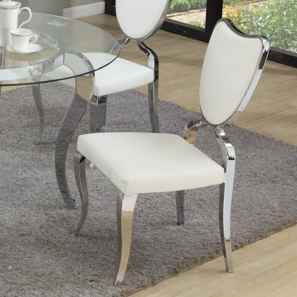 Modway Auteur Fabric Side Chair in White
