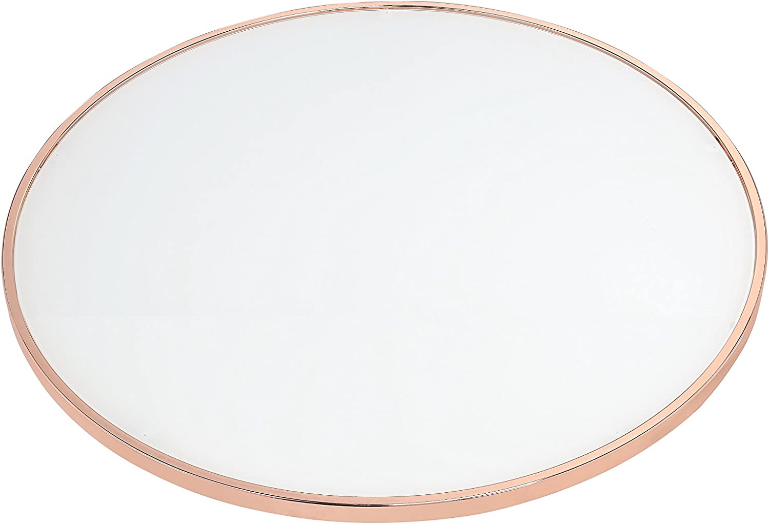 ACME Alivia End Table - 81837 - Rose Gold &amp; Frosted Glass