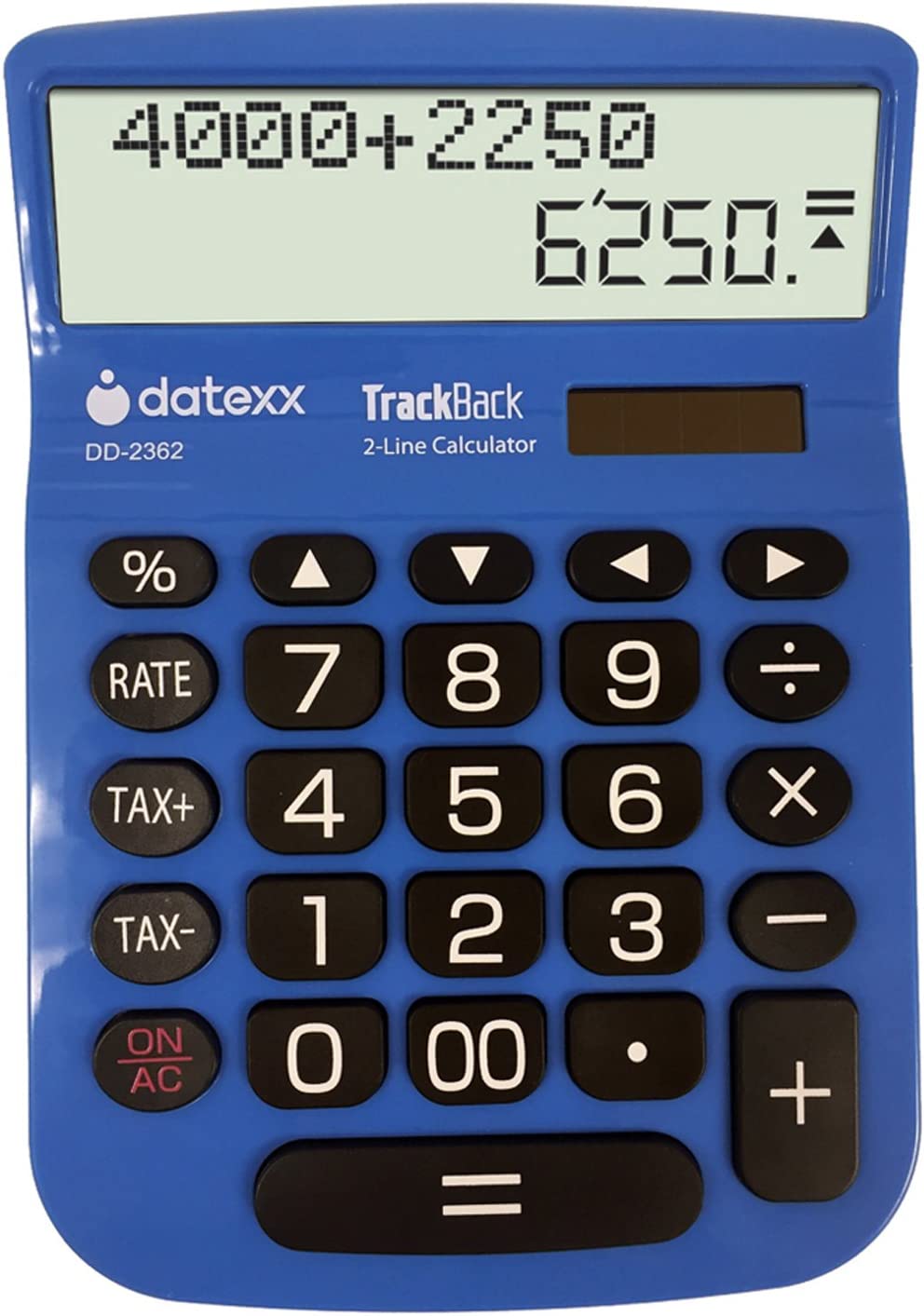 Teledex DTXDD2362 2-Line TrackBack Large Desktop Calculator