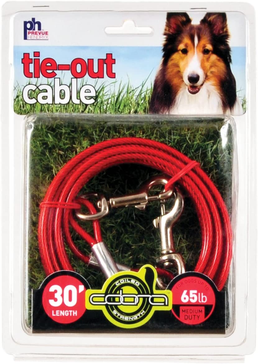 Prevue Pet Products 2121 Medium-Duty 30&#39; Tie-Out Cable