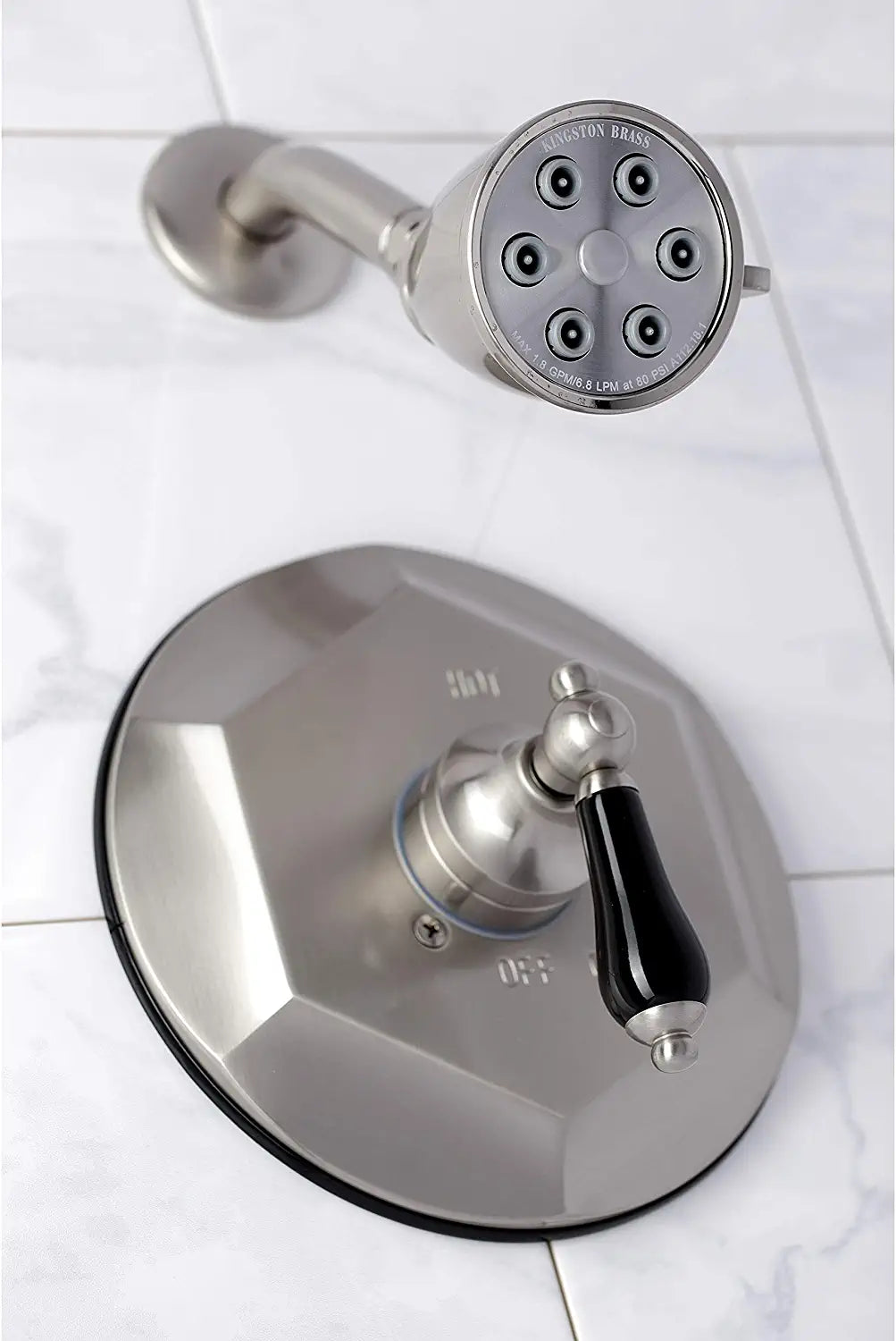 Kingston Brass VB4638PKLSO Duchess Shower Faucet, Brushed Nickel