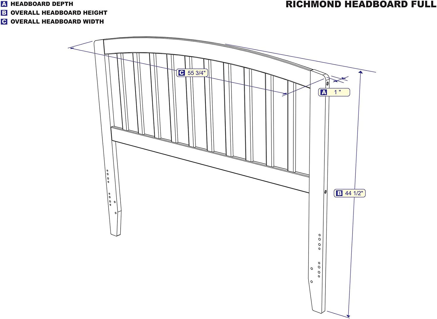 AFI Richmond Headboard, Full, Walnut