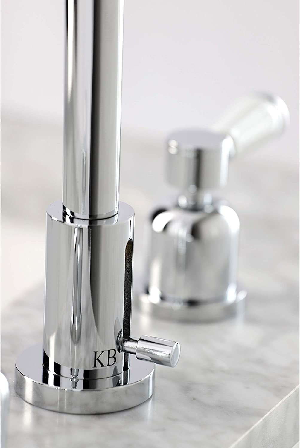 Kingston Brass FSC8931DPL Paris Widespread Bathroom Faucet, Polished Chrome