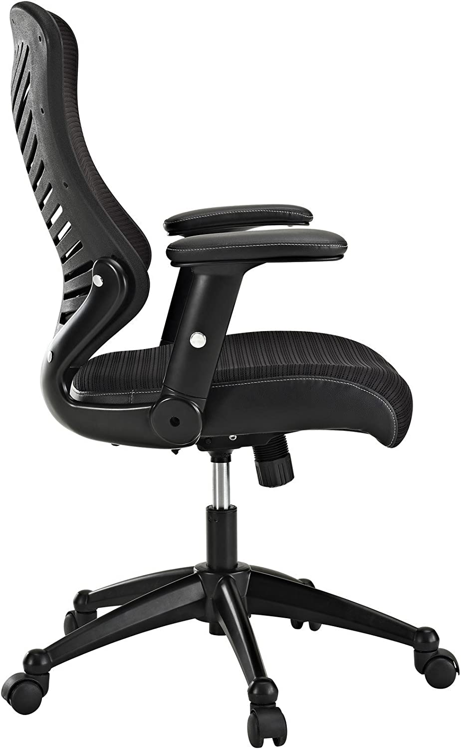 Modway EEI-209-BLK Clutch Ergonomic Mesh Computer Desk Office Chair in Black