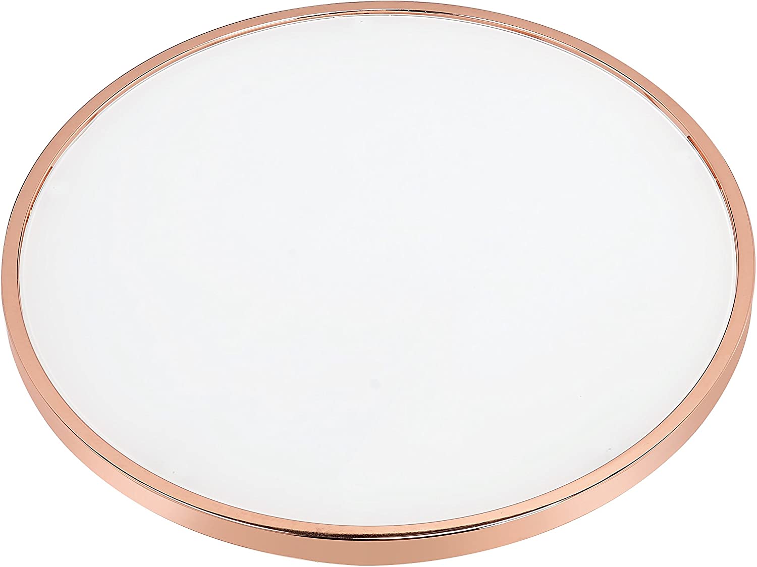 ACME Alivia Coffee Table - - Rose Gold &amp; Frosted Glass