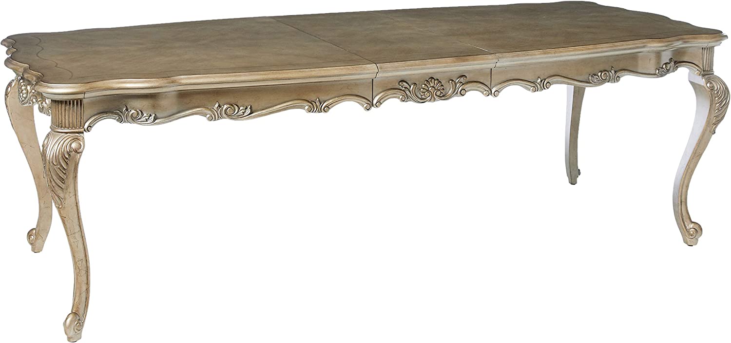 ACME Furniture Chantelle Dining Table, Antique Platinum