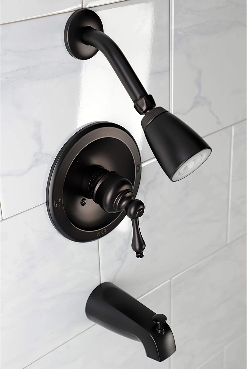 Kingston Brass KB535AL Tub and Shower Faucet, Oil Rubbed Bronze
