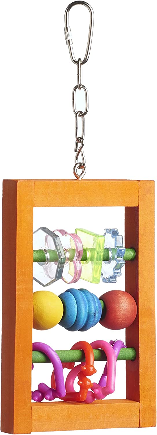 Prevue Pet Products 60954 Bodacious Bites Abacus Bird Toy, Multicolor