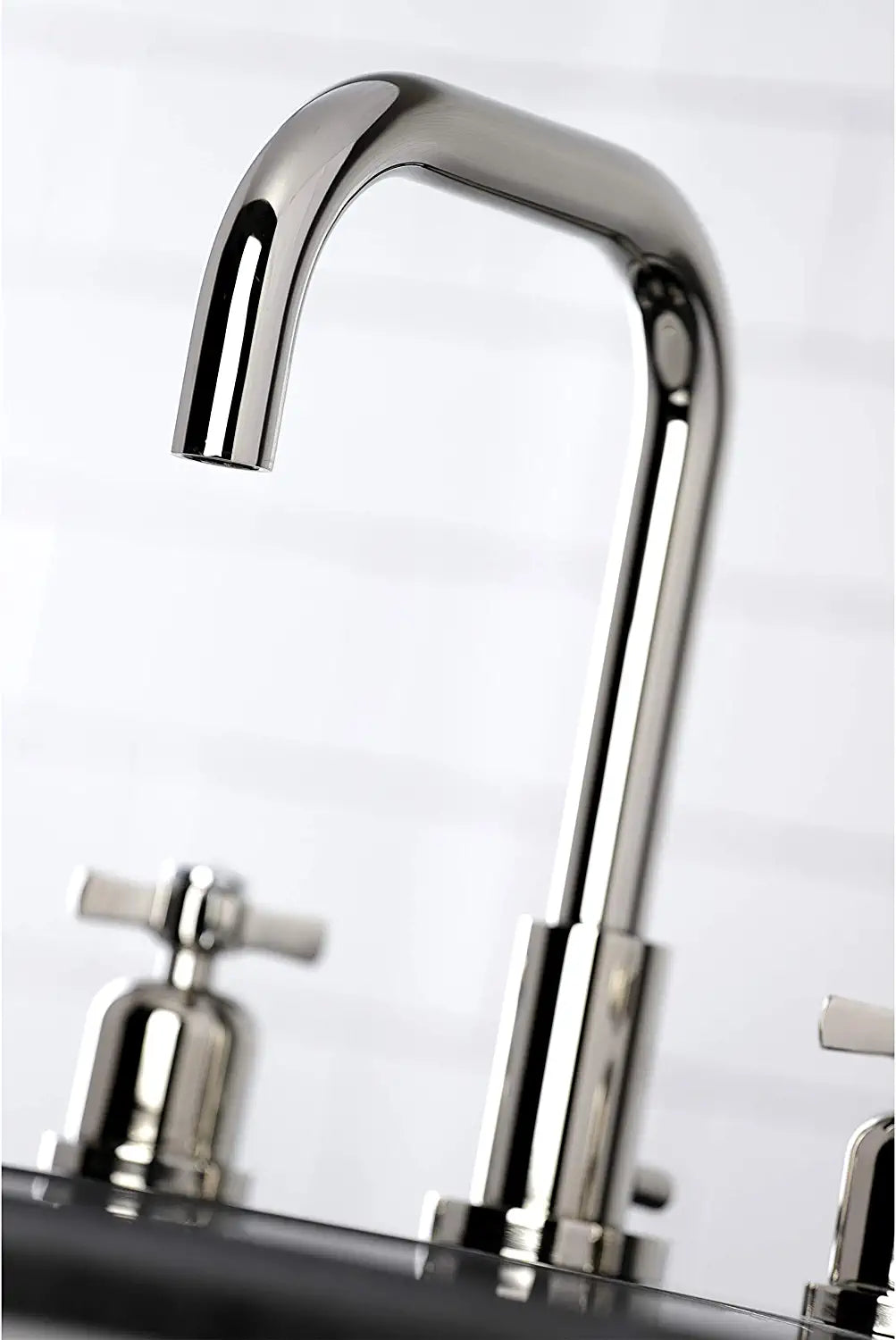 Kingston Brass FSC8939ZX Millennium Widespread Bathroom Faucet, Polished Nickel