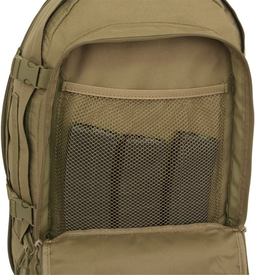 Mercury Tactical Gear Code Alpha 3 Day Stretch Tactical Backpack, Basic, Coyote Brown, One Size