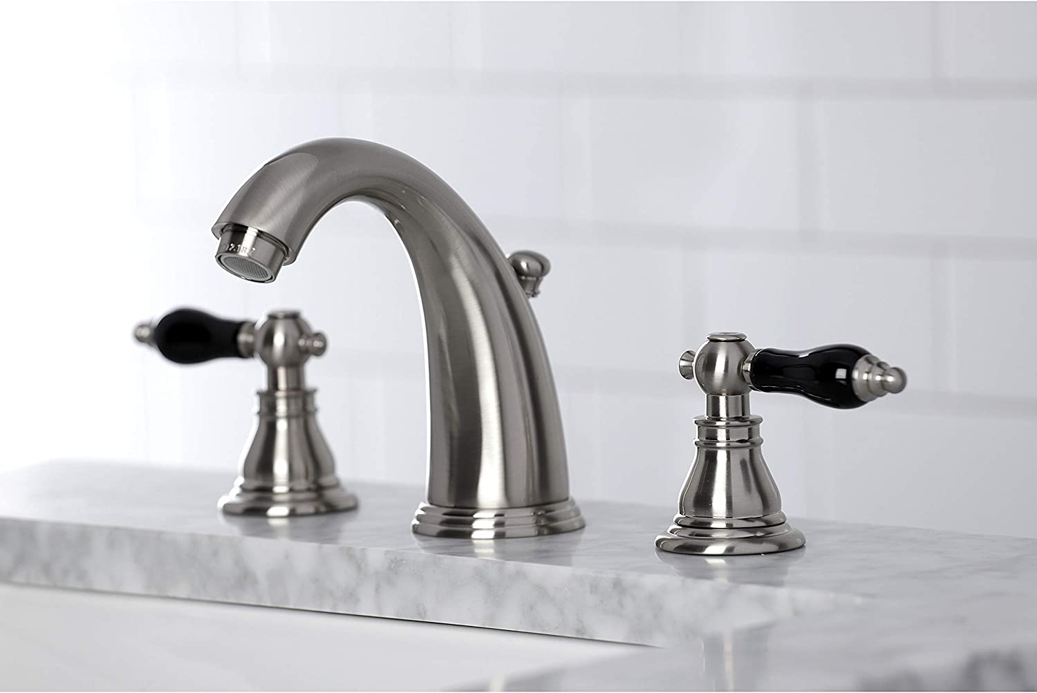 Kingston Brass KB988AKL Duchess Widespread Bathroom Faucet, Brushed Nickel