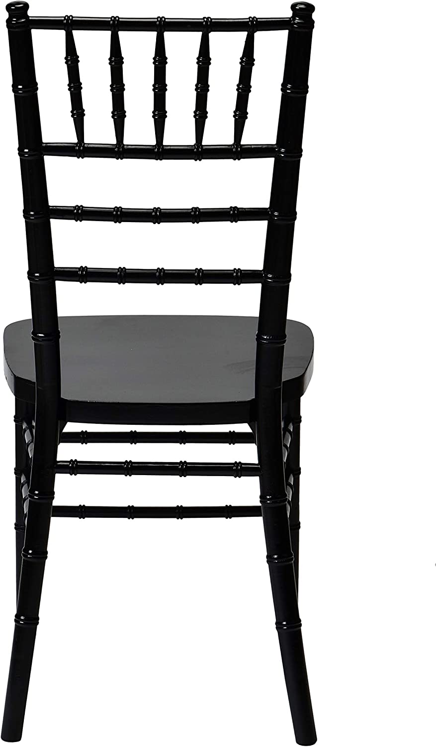 Commercial Seating Products European Black Wood Dining Chairs, 2-Pack