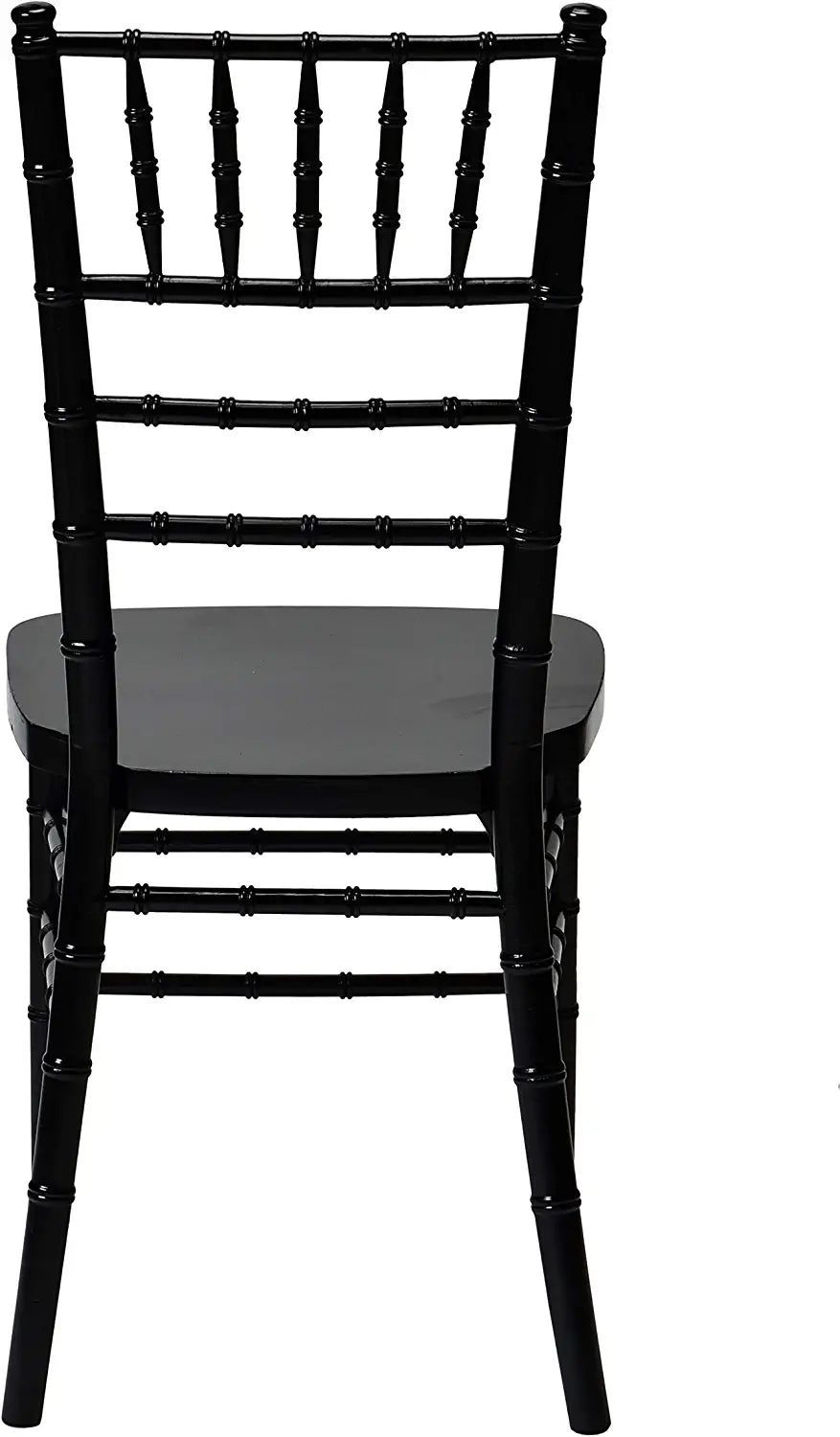 Commercial Seating Products European Black Wood Dining Chairs, 1-Pack