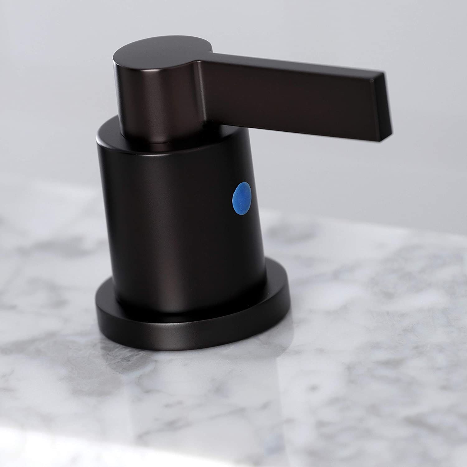 Kingston Brass FSC8935NDL NuvoFusion Widespread Bathroom Faucet, Oil Rubbed Bronze