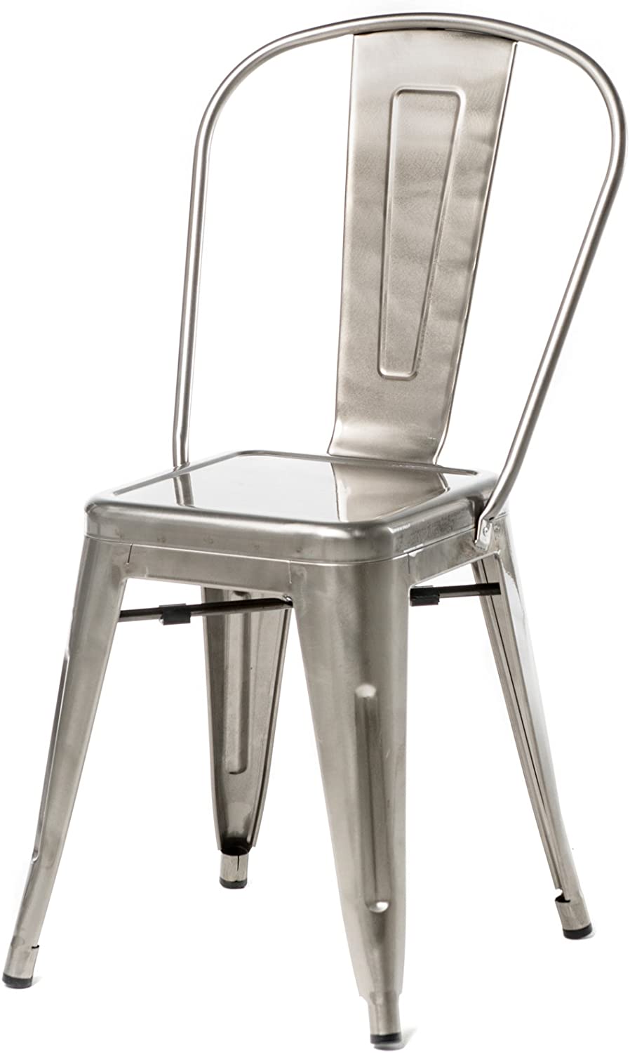 Commercial Seating Products Oscar Dining Chairs, Gun Metal