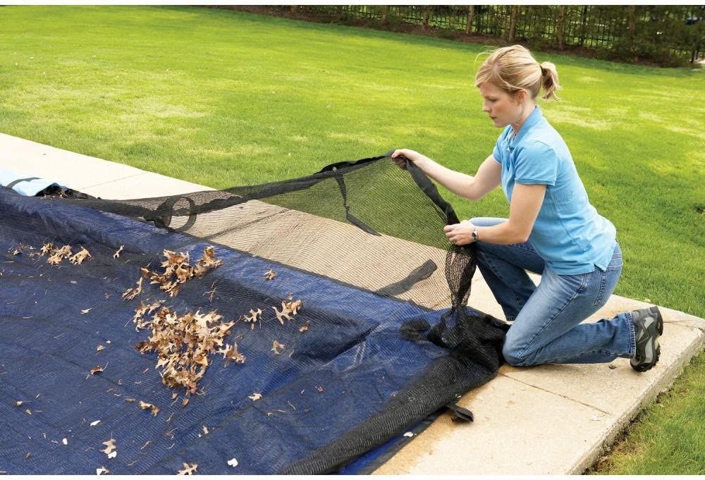 Arctic Armor 24-Feet by 40-Feet Rectangular Leaf Net In-Ground Pool Cover