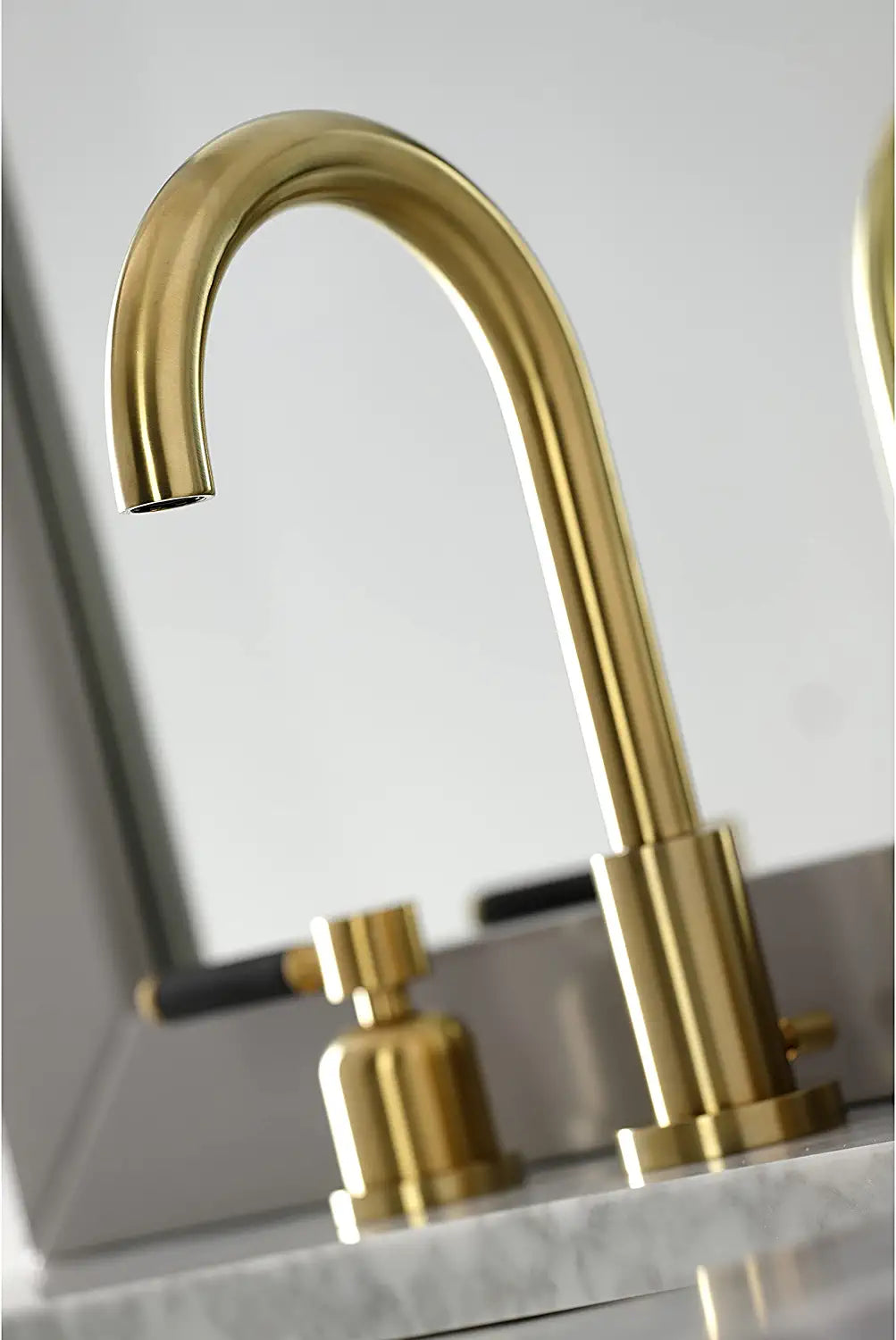 Fauceture FSC8923DKL Kaiser Widespread Bathroom Faucet, Brushed Brass