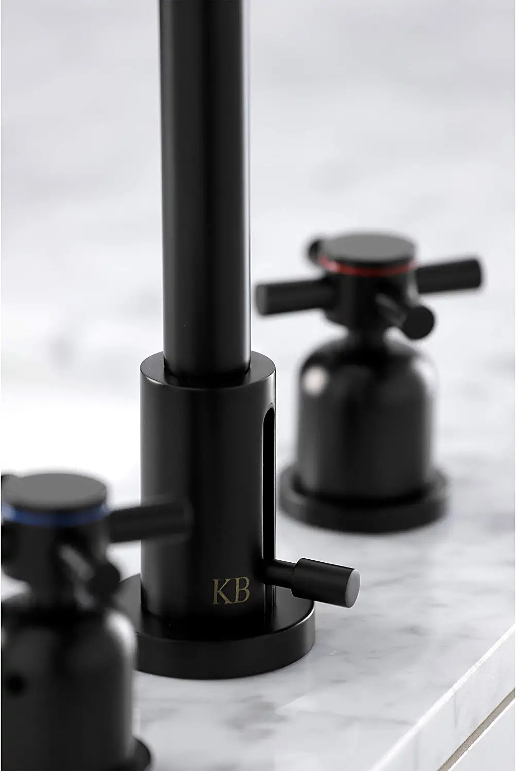 Kingston Brass FSC8930DX Concord Widespread Bathroom Faucet, Matte Black