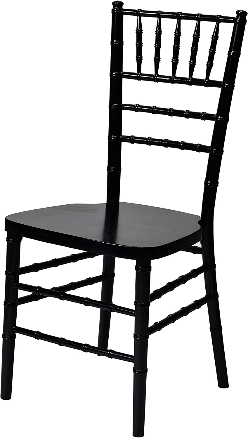 Commercial Seating Products European Black Wood Dining Chairs, 2-Pack